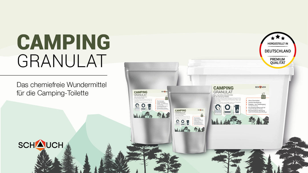 Superabsorber-Granulat: Das chemiefreie Wundermittel für Camping-Toiletten